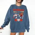 Baseball Mom Heart Baseball Mama Mother's Day Comfort Colors Sweatshirt Blue Jean Baseball Mom Heart Baseball Mama Mother's Day Comfort Colors Sweatshirt Blue Jean