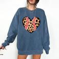 Baseball Mom Leopard Heart Valentine Day Mother Day Comfort Colors Sweatshirt Blue Jean Baseball Mom Leopard Heart Valentine Day Mother Day Comfort Colors Sweatshirt Blue Jean