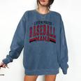 Baseball Mom Baseball Mama Mother's Day Red Loud Proud Comfort Colors Sweatshirt Blue Jean Baseball Mom Baseball Mama Mother's Day Red Loud Proud Comfort Colors Sweatshirt Blue Jean