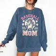 Baseball Mom Mama Mother's Dog In My Baseball Mom Era Comfort Colors Sweatshirt Blue Jean Baseball Mom Mama Mother's Dog In My Baseball Mom Era Comfort Colors Sweatshirt Blue Jean
