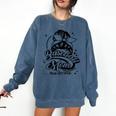 Baseball Mom May Get Loud Messy Bun Mother's Day Comfort Colors Sweatshirt Blue Jean Baseball Mom May Get Loud Messy Bun Mother's Day Comfort Colors Sweatshirt Blue Jean