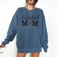 Baseball Mom Mother`s Day Comfort Colors Sweatshirt Blue Jean Baseball Mom Mother`s Day Comfort Colors Sweatshirt Blue Jean