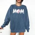 Baseball Mom Mother's Day Mama Sport Comfort Colors Sweatshirt Blue Jean