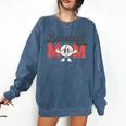 Baseball Mom Retro Distressed Baseball Family Matching Comfort Colors Sweatshirt Blue Jean Baseball Mom Retro Distressed Baseball Family Matching Comfort Colors Sweatshirt Blue Jean
