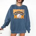 Baseball Mom Sports Orange Comfort Colors Sweatshirt Blue Jean Baseball Mom Sports Orange Comfort Colors Sweatshirt Blue Jean