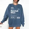 Baseball Mom Graphic Tees For Women Comfort Colors Sweatshirt Blue Jean Baseball Mom Graphic Tees For Women Comfort Colors Sweatshirt Blue Jean