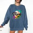 Baseball Mom USA American Baseball Graphic Comfort Colors Sweatshirt Blue Jean Baseball Mom USA American Baseball Graphic Comfort Colors Sweatshirt Blue Jean