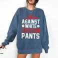 Baseball Moms Against White Baseball Pants Comfort Colors Sweatshirt Blue Jean Baseball Moms Against White Baseball Pants Comfort Colors Sweatshirt Blue Jean