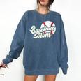 Baseball Mom's Favorite Game Day Comfort Colors Sweatshirt Blue Jean Baseball Mom's Favorite Game Day Comfort Colors Sweatshirt Blue Jean