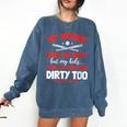 Baseball Moms My Kids Are Dirty Too Comfort Colors Sweatshirt Blue Jean Baseball Moms My Kids Are Dirty Too Comfort Colors Sweatshirt Blue Jean