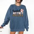 Baseball Nini Women BallPark Nini Baseball Mom Mother's Day Comfort Colors Sweatshirt Blue Jean Baseball Nini Women BallPark Nini Baseball Mom Mother's Day Comfort Colors Sweatshirt Blue Jean