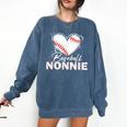 Baseball Nonnie Baseball Heart Comfort Colors Sweatshirt Blue Jean Baseball Nonnie Baseball Heart Comfort Colors Sweatshirt Blue Jean