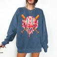 Baseball Pink Camo Ice Cream Youth Boys Girls Comfort Colors Sweatshirt Blue Jean Baseball Pink Camo Ice Cream Youth Boys Girls Comfort Colors Sweatshirt Blue Jean