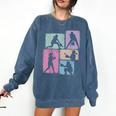 Baseball Player Collage Women Kids Coach Youth Girl Comfort Colors Sweatshirt Blue Jean Baseball Player Collage Women Kids Coach Youth Girl Comfort Colors Sweatshirt Blue Jean