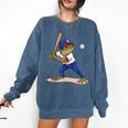 Baseball Puerto Rico Patriotic Flag Boricua Baseball Player Comfort Colors Sweatshirt Blue Jean Baseball Puerto Rico Patriotic Flag Boricua Baseball Player Comfort Colors Sweatshirt Blue Jean