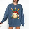 Baseball Santa Christmas Ball Baseball Lover Player Boys Comfort Colors Sweatshirt Blue Jean Baseball Santa Christmas Ball Baseball Lover Player Boys Comfort Colors Sweatshirt Blue Jean
