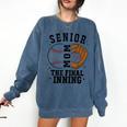 Baseball Senior Mom 2026 The Final Inning Comfort Colors Sweatshirt Blue Jean Baseball Senior Mom 2026 The Final Inning Comfort Colors Sweatshirt Blue Jean