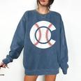 Baseball Sport Player Graphic Monogram Initial Letter C Comfort Colors Sweatshirt Blue Jean Baseball Sport Player Graphic Monogram Initial Letter C Comfort Colors Sweatshirt Blue Jean