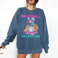Baseball Is My Valentine Ice Cream Drip Crossed Bats Sport Comfort Colors Sweatshirt Blue Jean Baseball Is My Valentine Ice Cream Drip Crossed Bats Sport Comfort Colors Sweatshirt Blue Jean