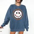Baseball Vibes Baseball Mom Comfort Colors Sweatshirt Blue Jean