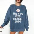 Bear Baseball Shirt For Players Fans And Moms Comfort Colors Sweatshirt Blue Jean Bear Baseball Shirt For Players Fans And Moms Comfort Colors Sweatshirt Blue Jean