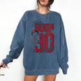 Betty Boop Baseball Logo Jersey With Stars Cute Cartoon Comfort Colors Sweatshirt Blue Jean