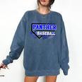 Blue Panther Baseball Home Plate Game Day Mascot Panther Comfort Colors Sweatshirt Blue Jean Blue Panther Baseball Home Plate Game Day Mascot Panther Comfort Colors Sweatshirt Blue Jean
