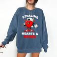 Boys Valentines Baseball Drip Icecream Stealing Hearts Kids Comfort Colors Sweatshirt Blue Jean Boys Valentines Baseball Drip Icecream Stealing Hearts Kids Comfort Colors Sweatshirt Blue Jean