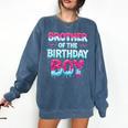 Brother Of The Birthday Boy Ice Cream Baseball Family Party Comfort Colors Sweatshirt Blue Jean Brother Of The Birthday Boy Ice Cream Baseball Family Party Comfort Colors Sweatshirt Blue Jean