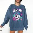 Bruh 67 Baseball Drip Boys Kids Six Seven Meme 6-7 Dripping Comfort Colors Sweatshirt Blue Jean Bruh 67 Baseball Drip Boys Kids Six Seven Meme 6-7 Dripping Comfort Colors Sweatshirt Blue Jean