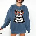 Bulldog Mascot Sports Fan Football Basketball Baseball Comfort Colors Sweatshirt Blue Jean Bulldog Mascot Sports Fan Football Basketball Baseball Comfort Colors Sweatshirt Blue Jean