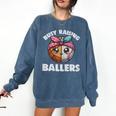 Busy Raising Ballers Basketball Baseball Mom For Women Comfort Colors Sweatshirt Blue Jean Busy Raising Ballers Basketball Baseball Mom For Women Comfort Colors Sweatshirt Blue Jean