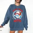 Calm Your Mitts Baseball Mom Mother's Day Softball Mom Premium Comfort Colors Sweatshirt Blue Jean Calm Your Mitts Baseball Mom Mother's Day Softball Mom Premium Comfort Colors Sweatshirt Blue Jean