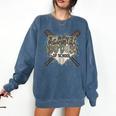 Camo 100 Days Of School Baseball Home Plate Drip Boy Kids Comfort Colors Sweatshirt Blue Jean