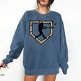 Camo Home Plate Camouflage Baseball Batter Youth Boys Comfort Colors Sweatshirt Blue Jean Camo Home Plate Camouflage Baseball Batter Youth Boys Comfort Colors Sweatshirt Blue Jean