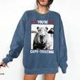 Capybara Love Valentines Day Cute Animal Hearts Raglan Baseball Tee Comfort Colors Sweatshirt Blue Jean