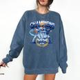 Champions 2025 Baseball Retro Athletic Celebration Theme Comfort Colors Sweatshirt Blue Jean