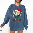 Christmas Baseball Drip For Boys Ice Cream Drip Baseball Comfort Colors Sweatshirt Blue Jean Christmas Baseball Drip For Boys Ice Cream Drip Baseball Comfort Colors Sweatshirt Blue Jean