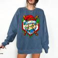 Christmas Baseball Ice Cream Drip Santa Baseball Player Kids Comfort Colors Sweatshirt Blue Jean Christmas Baseball Ice Cream Drip Santa Baseball Player Kids Comfort Colors Sweatshirt Blue Jean