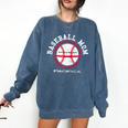 Chrysler Pacifica Baseball Mom Comfort Colors Sweatshirt Blue Jean Chrysler Pacifica Baseball Mom Comfort Colors Sweatshirt Blue Jean