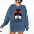 Class Of 2025 Baseball Mom Senior Graduation Graduate Women Comfort Colors Sweatshirt Blue Jean Class Of 2025 Baseball Mom Senior Graduation Graduate Women Comfort Colors Sweatshirt Blue Jean