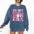 Coquette Bow In My Baseball Mom Era Baseball Mama Mother Day Comfort Colors Sweatshirt Blue Jean Coquette Bow In My Baseball Mom Era Baseball Mama Mother Day Comfort Colors Sweatshirt Blue Jean