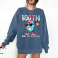 Dabbing Drippy 100th Days Of School Baseball Ice Cream Drip Comfort Colors Sweatshirt Blue Jean Dabbing Drippy 100th Days Of School Baseball Ice Cream Drip Comfort Colors Sweatshirt Blue Jean