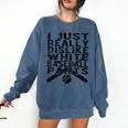I Dislike Baseball Pants Softball Tball Baseball Mom Comfort Colors Sweatshirt Blue Jean I Dislike Baseball Pants Softball Tball Baseball Mom Comfort Colors Sweatshirt Blue Jean