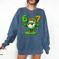 Drip Baseball Irish Shamrock St Patricks Men Boy Kid Comfort Colors Sweatshirt Blue Jean Drip Baseball Irish Shamrock St Patricks Men Boy Kid Comfort Colors Sweatshirt Blue Jean