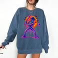 Drip Skeleton Batting Baseball Halloween Comfort Colors Sweatshirt Blue Jean Drip Skeleton Batting Baseball Halloween Comfort Colors Sweatshirt Blue Jean