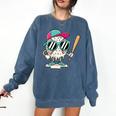Dripping Baseball Baseball Lover Player Baseballer Comfort Colors Sweatshirt Blue Jean Dripping Baseball Baseball Lover Player Baseballer Comfort Colors Sweatshirt Blue Jean