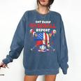 Eat Sleep Baseball Repeat Ice Cream Drip Crossed Bats Comfort Colors Sweatshirt Blue Jean Eat Sleep Baseball Repeat Ice Cream Drip Crossed Bats Comfort Colors Sweatshirt Blue Jean