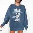 Edwin Diaz Los Angeles D Baseball Players MLBEDD201M Comfort Colors Sweatshirt Blue Jean Edwin Diaz Los Angeles D Baseball Players MLBEDD201M Comfort Colors Sweatshirt Blue Jean