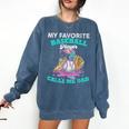 My Favorite Baseball Player Calls Me Dad Ice Cream Drip Comfort Colors Sweatshirt Blue Jean My Favorite Baseball Player Calls Me Dad Ice Cream Drip Comfort Colors Sweatshirt Blue Jean